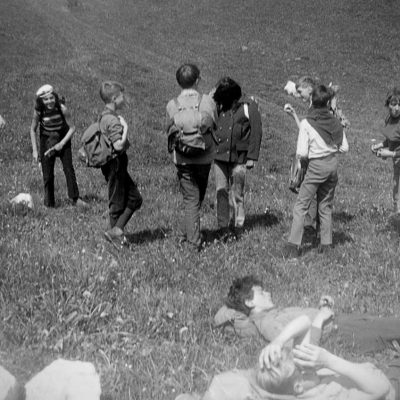 Course d'école - collection Gilberte Girardet