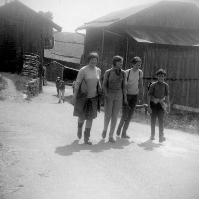 Course d'école - collection Gilberte Girardet