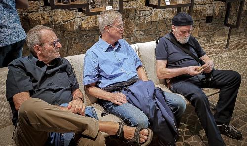 jeudi 1er septembre, Jean-Paul, Eric et Daniel S. déjà fatigués...